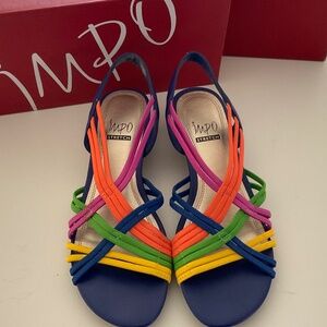 IMPO Riddle Sandal Multi Color Stretch  Size  6.5